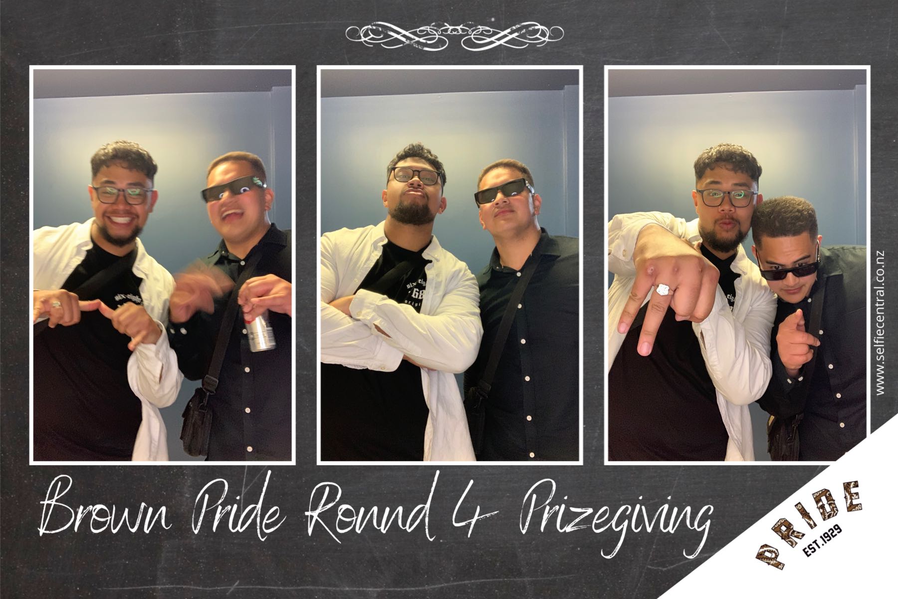 Brown Pride Round 4 Prize Giving | View more photos from the event at gallery.photobooth.co.nz/u/SelfieCentral/Brown-Pride-Round-4-Prize-Giving